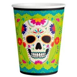 Vasos de papel Catrina 250 ml (8) - Amscan