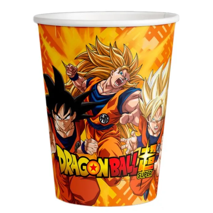 Vasos de papel Dragon Ball 250 ml (8) - Conver Party