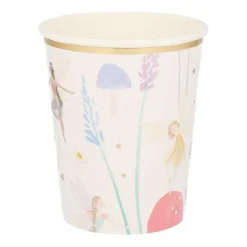 Vasos de papel Hadas 250 ml (8) - Meri Meri