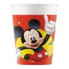 Vasos de papel Mickey 200 ml (8) - Decorata Party