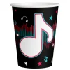 Vasos de papel música Dance Party 250 ml (8) - Conver Creations