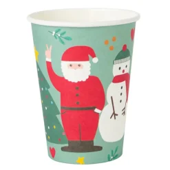 Vasos de papel personajes Navidad 205 ml (8) - My Little Day