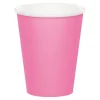 Vasos de papel rosas 250 ml (8) - Conver Party