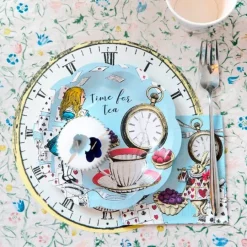 Vasos de papel Truly Alice 250 ml (8) - Talking Tables