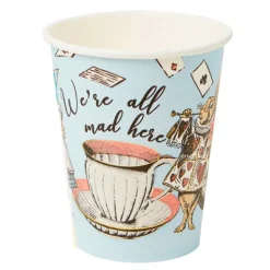 Vasos de papel Truly Alice 250 ml (8) - Talking Tables