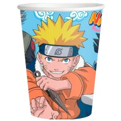 Vasos reutilizables Naruto 250 ml (8) - Fiestora