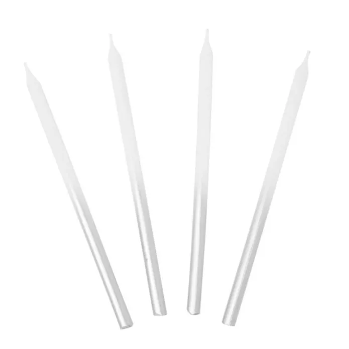 Velas blancas y plateadas (16) - Talking Tables