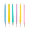 Velas de colores columnas (6) - Dekora