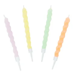 Velas espiral colores pastel (8) - Talking Tables