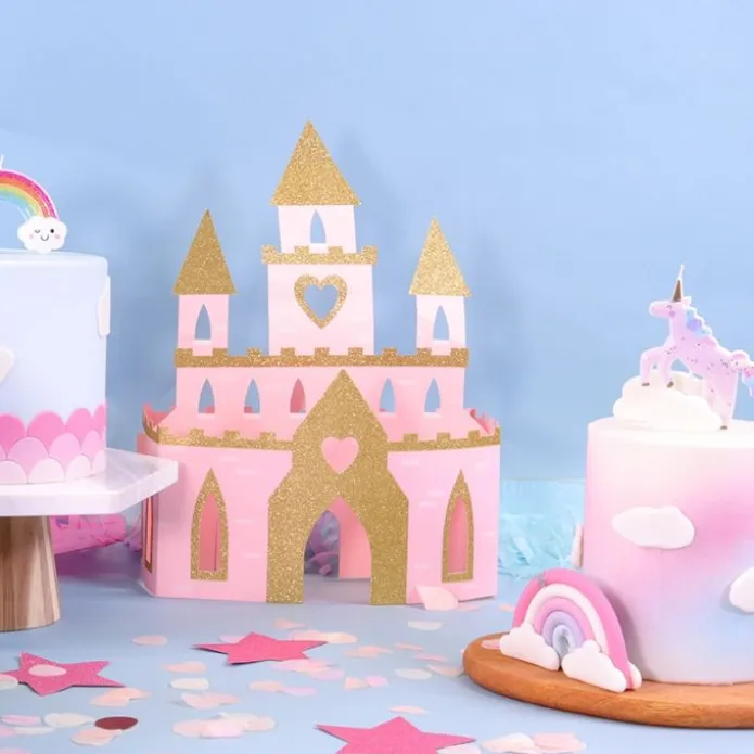 Vela unicornio con purpurina - PME