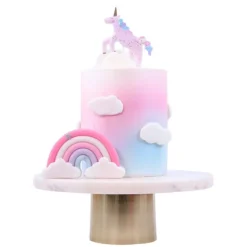 Vela unicornio con purpurina - PME