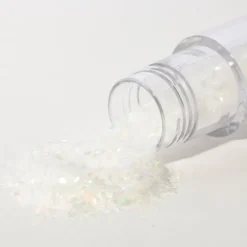 Virutas de purpurina blancas White Crystal Sparkles 3 g - PME