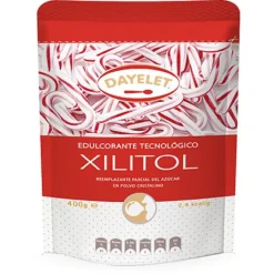Xilitol, azúcar de abedul 400 gr - Sin gluten - Dayelet