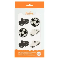 Zapatillas y balones de fútbol de azúcar (6) - Decora